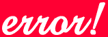 error